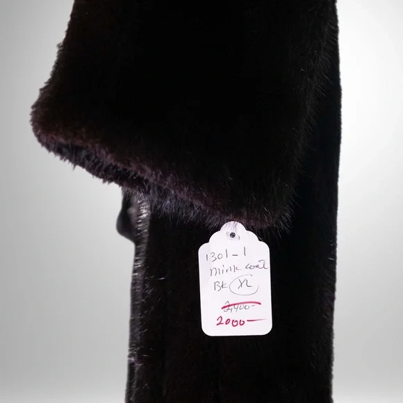 Vintage Bonwit Teller Black Mink Coat — Black Friday Sale!